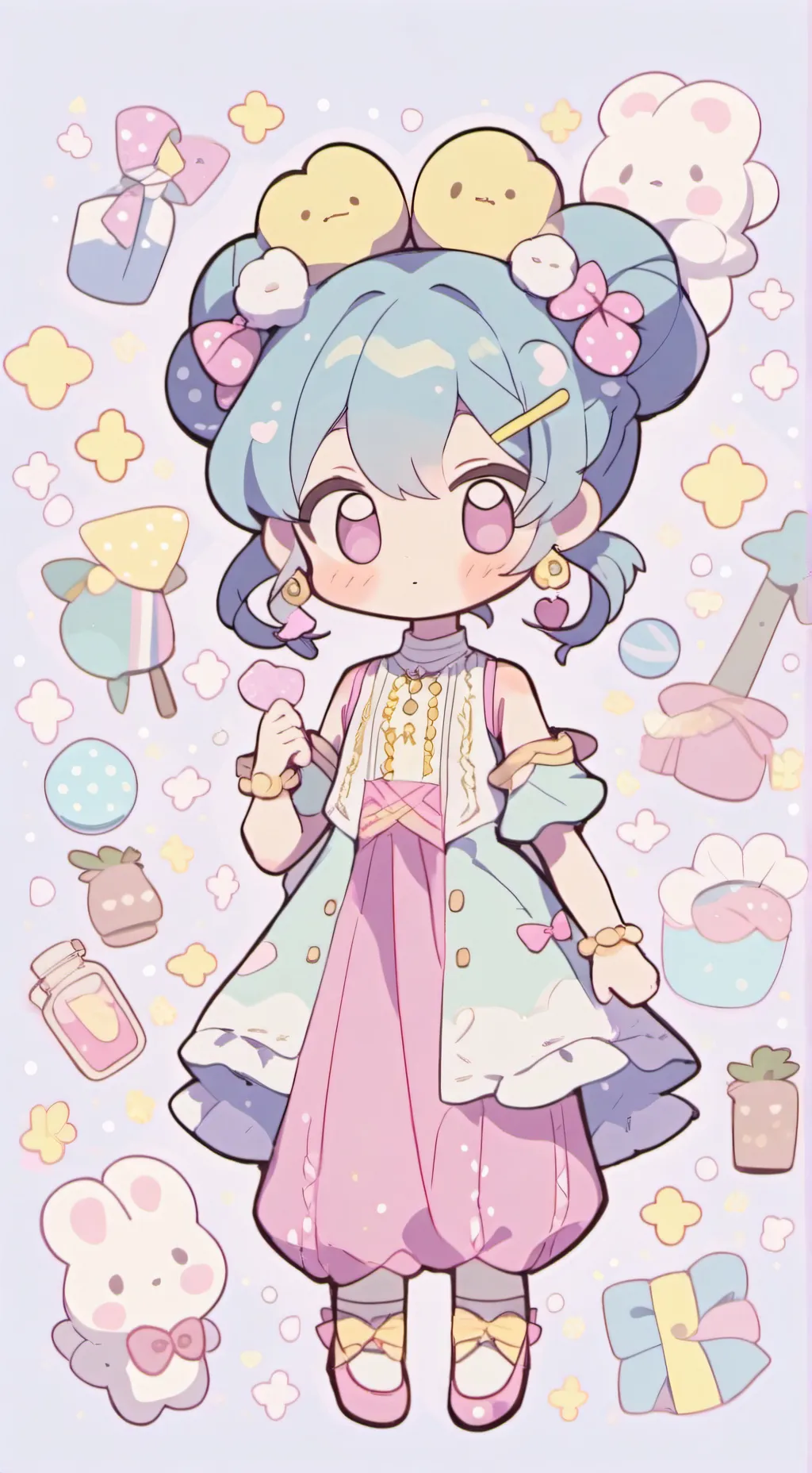 ai character: Poppy background