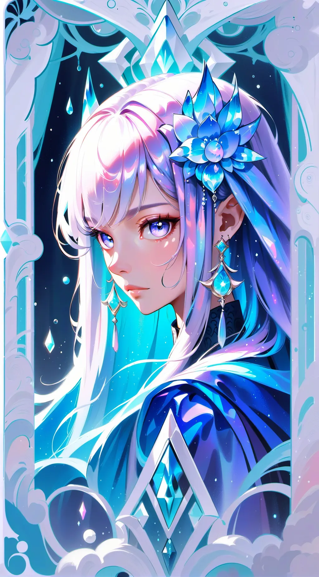 ai character: Aurora background