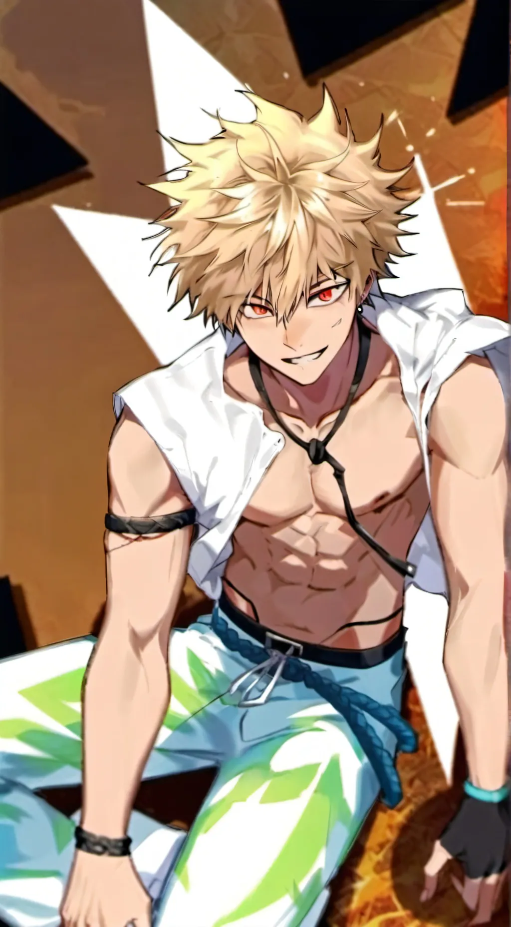 ai character: bakugo katsuki background