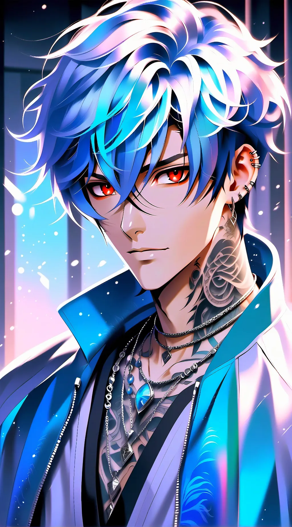 ai character: Adrien  background