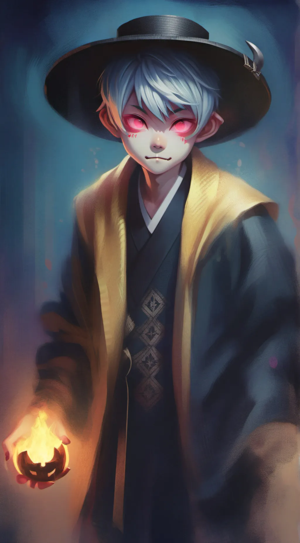 ai character: Baby saja background