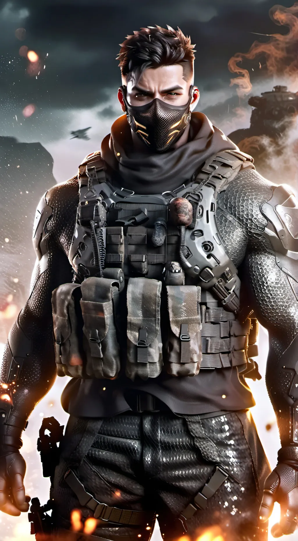 ai character: Military  background