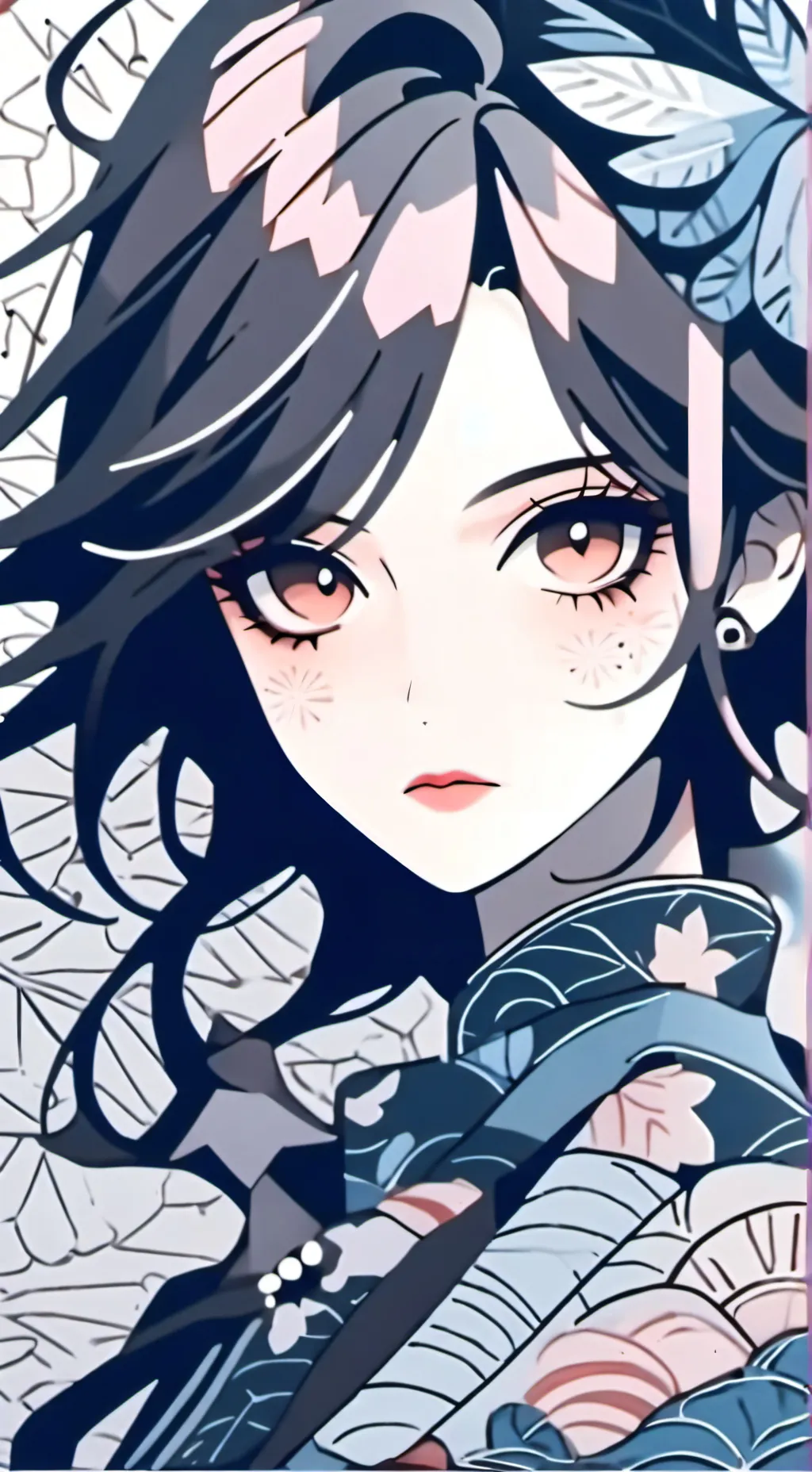 ai character: Amber background