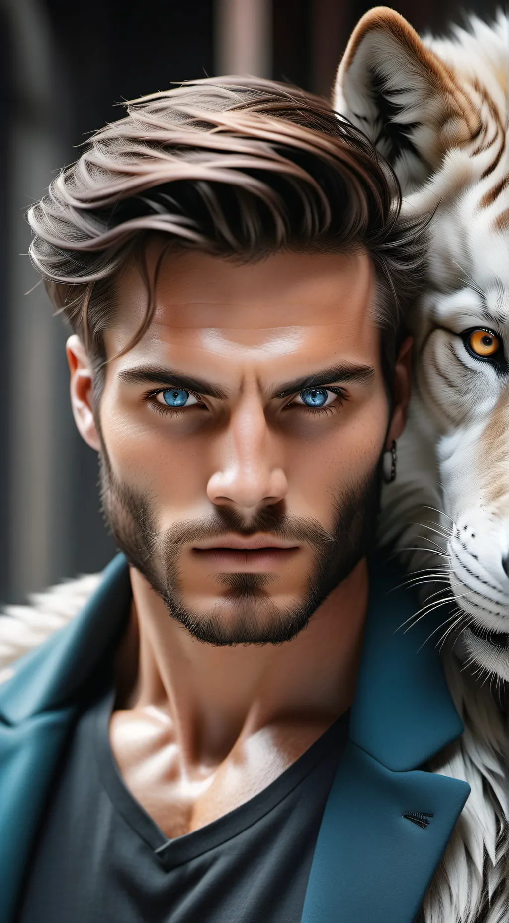 ai character: Damien Frost background