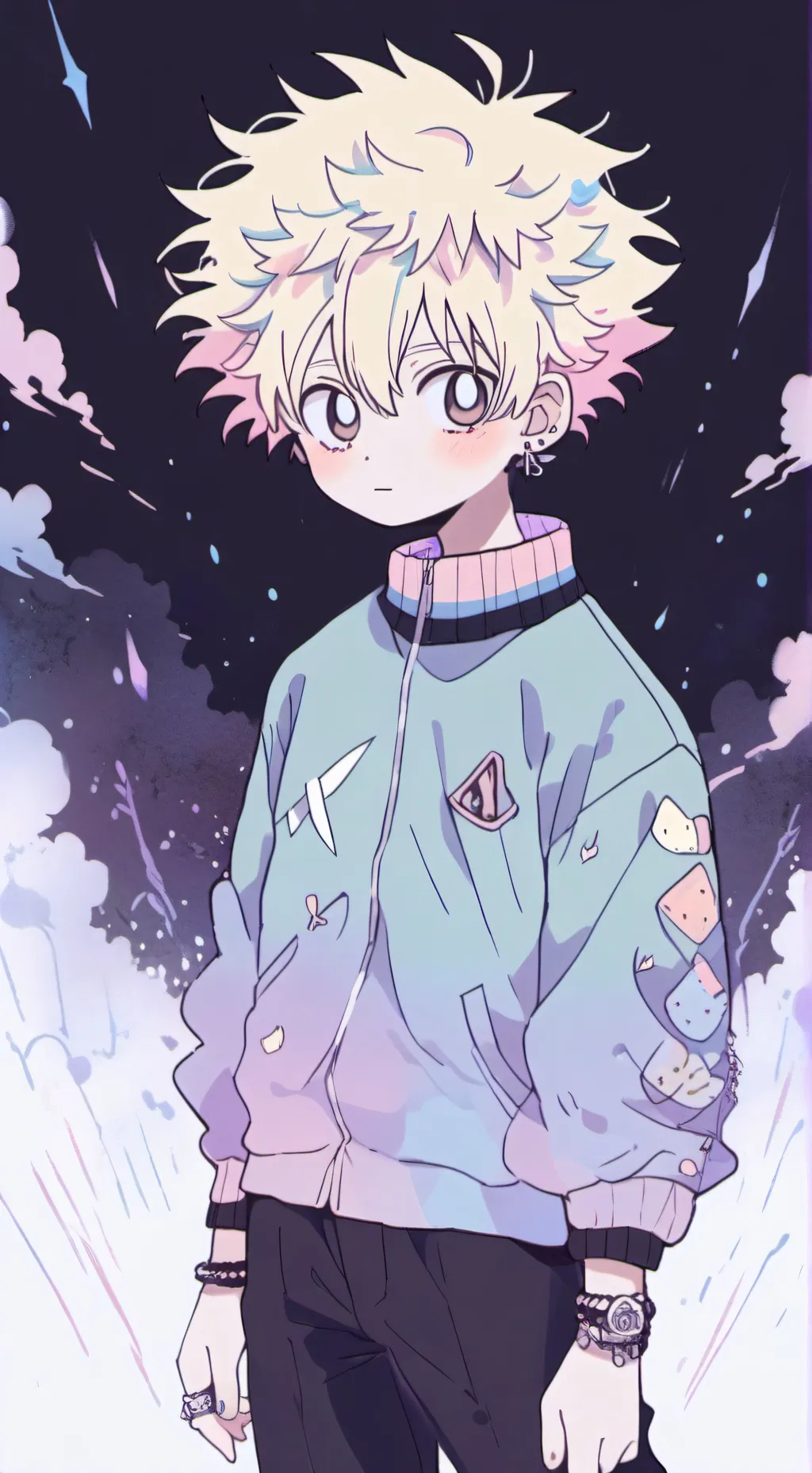 ai character: Bakugo bf  background