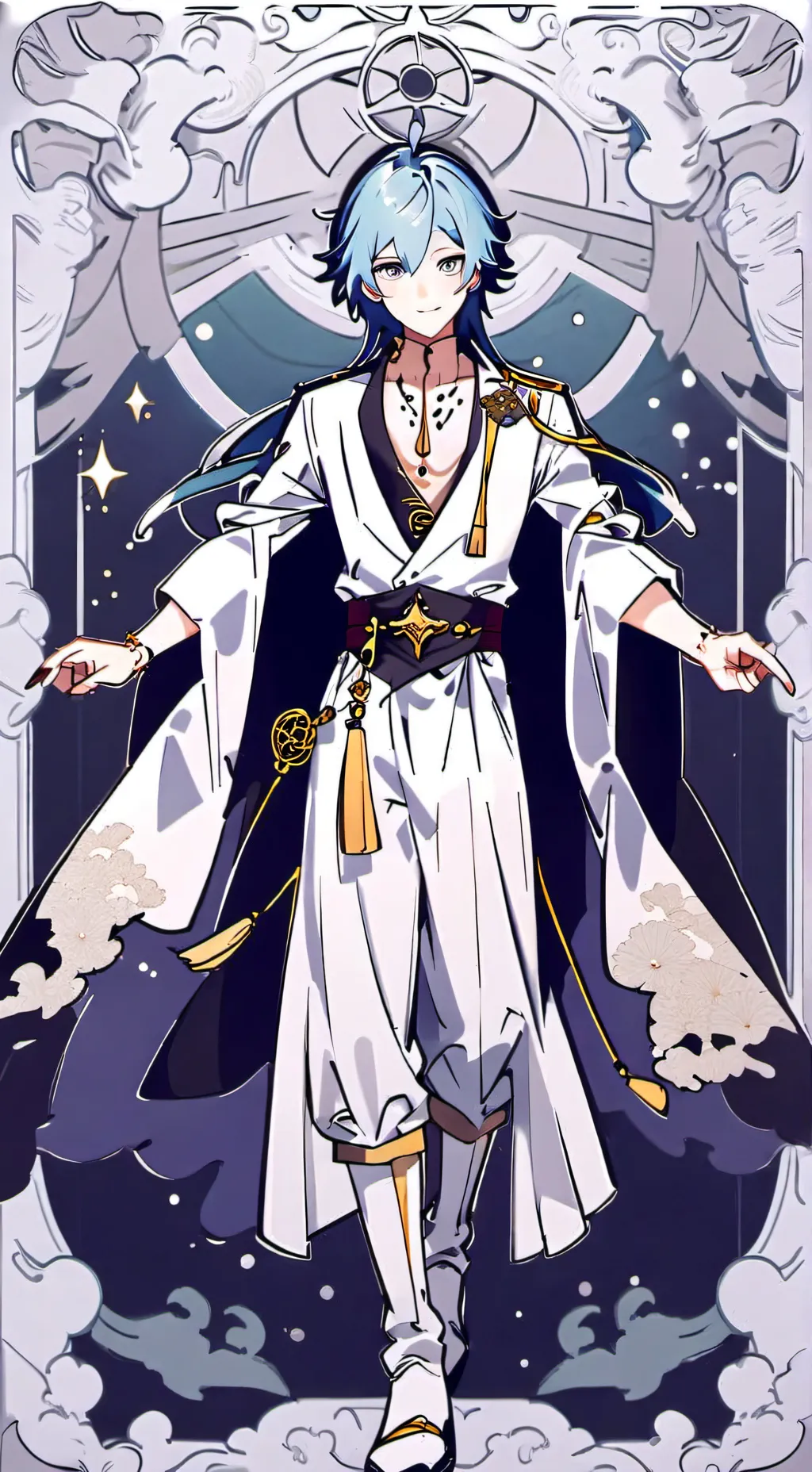 ai character: Captain darling  background