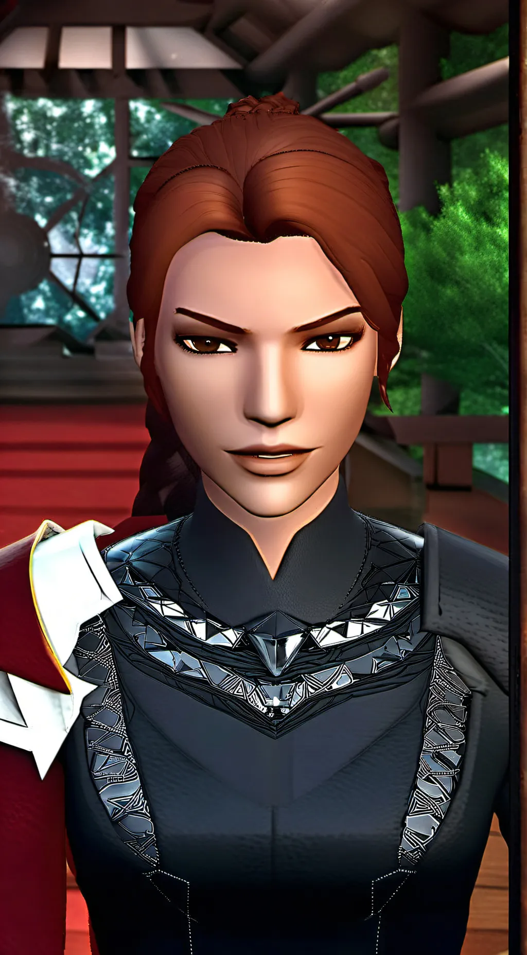 ai character: Justin's sister  background