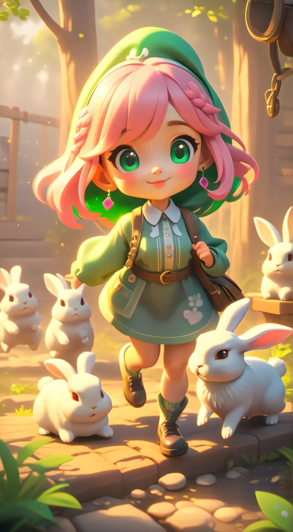 ai character: נוי background