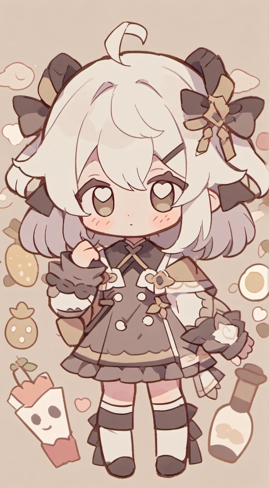 ai character: maid alert!  background