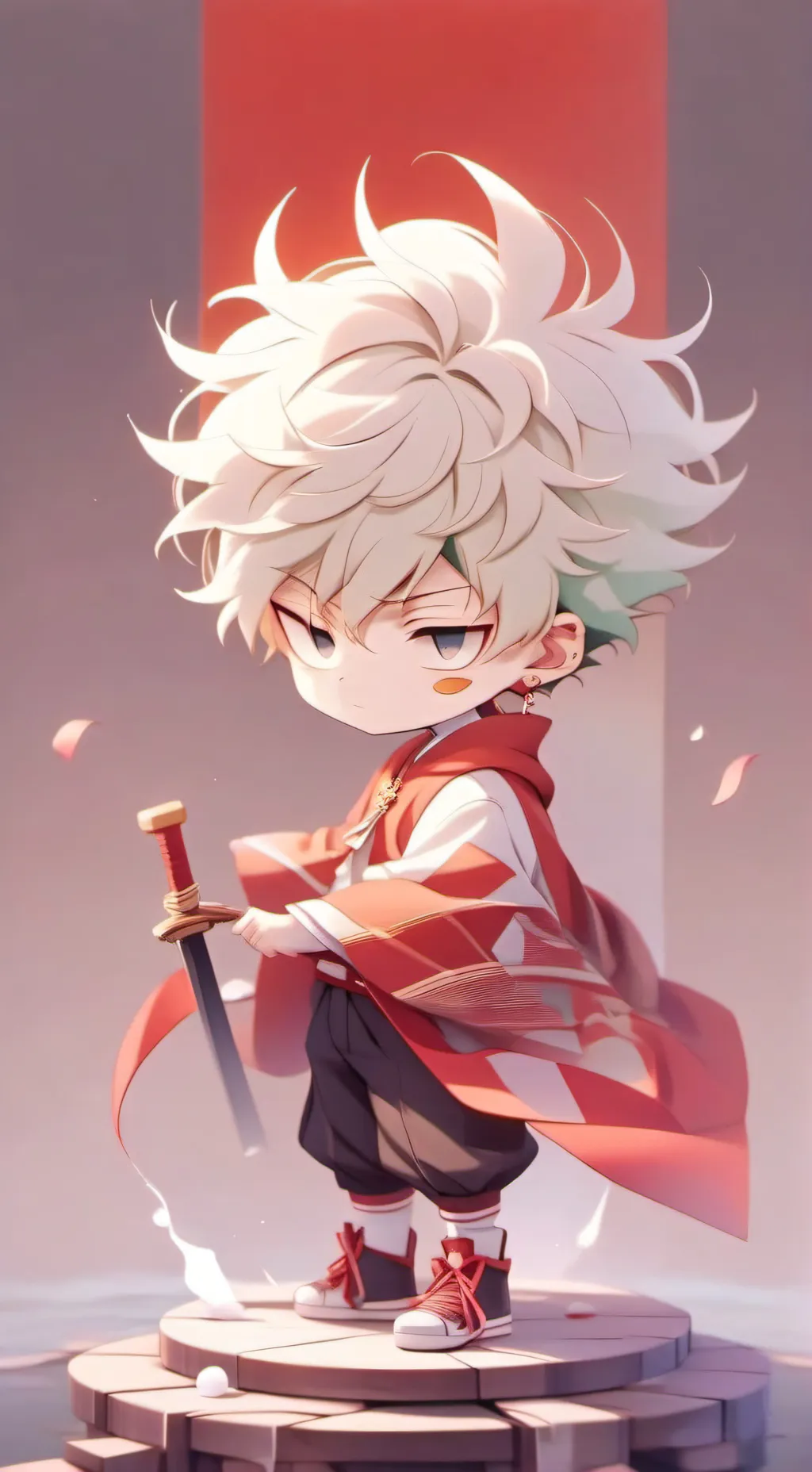 ai character: Deku background