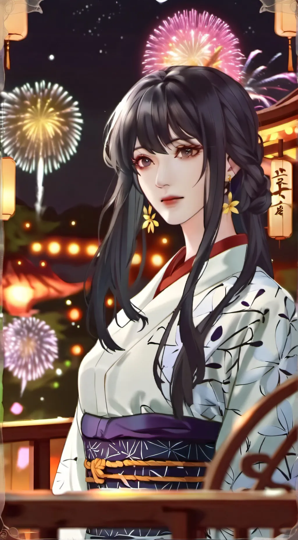 ai character: giyu piercings  background
