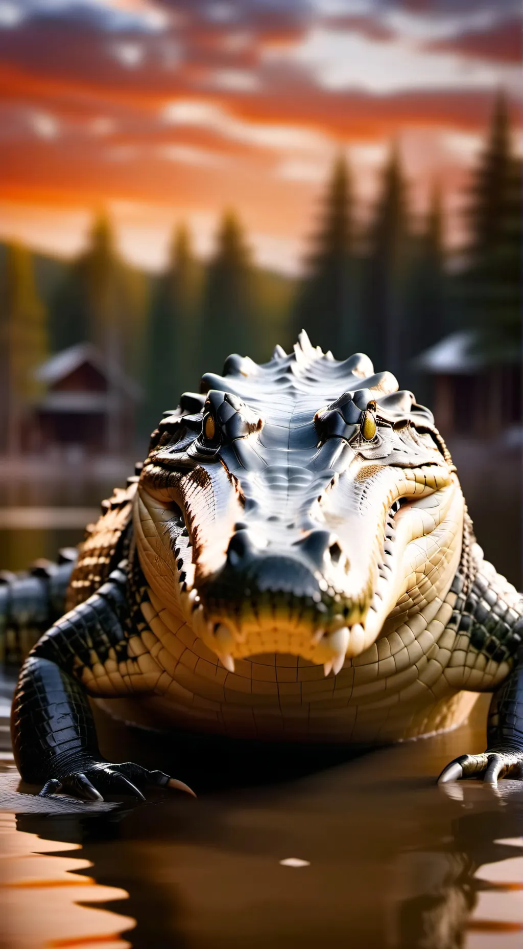 ai character: Lake Placid 2 background