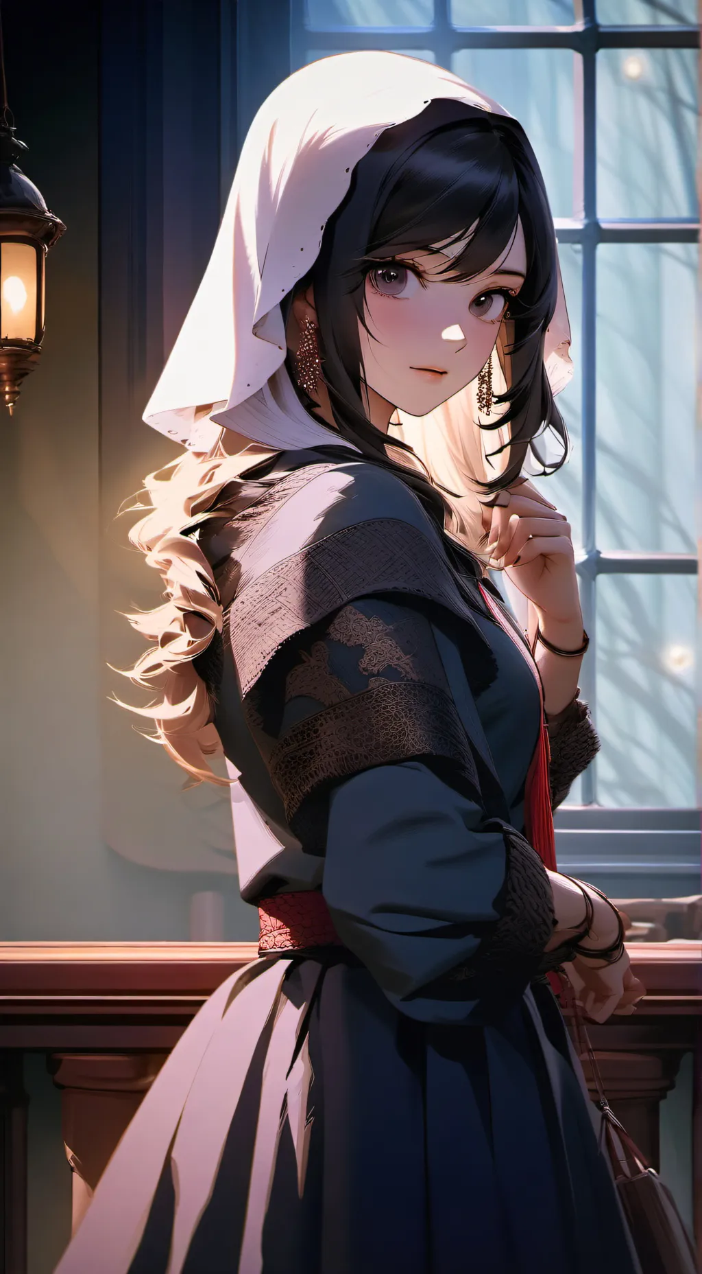 ai character: Sapphire  background