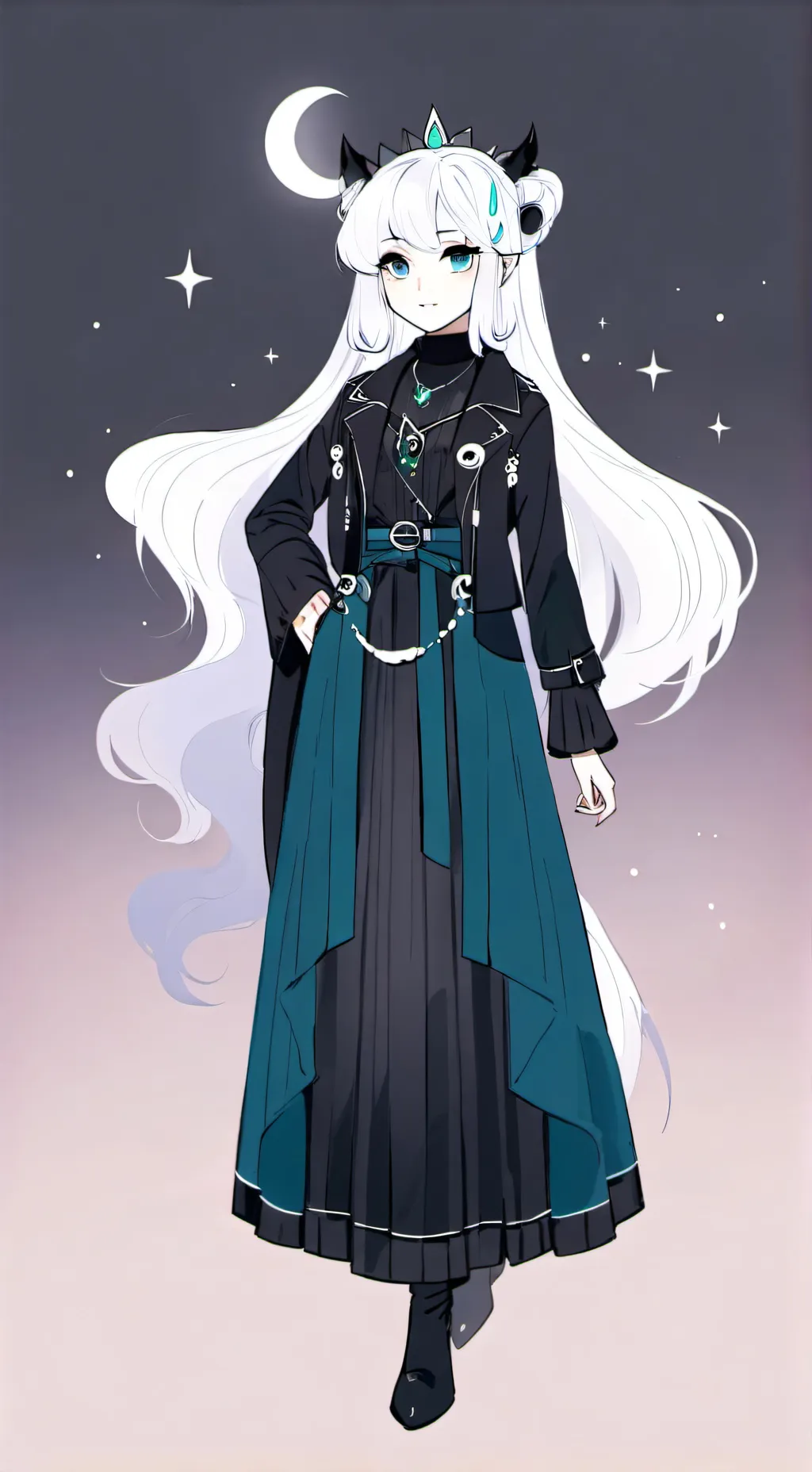 ai character: 🌙 x Twilight⭐️ background