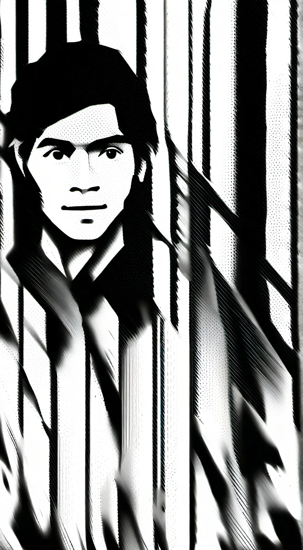 ai character: Ren (The Obscured  background