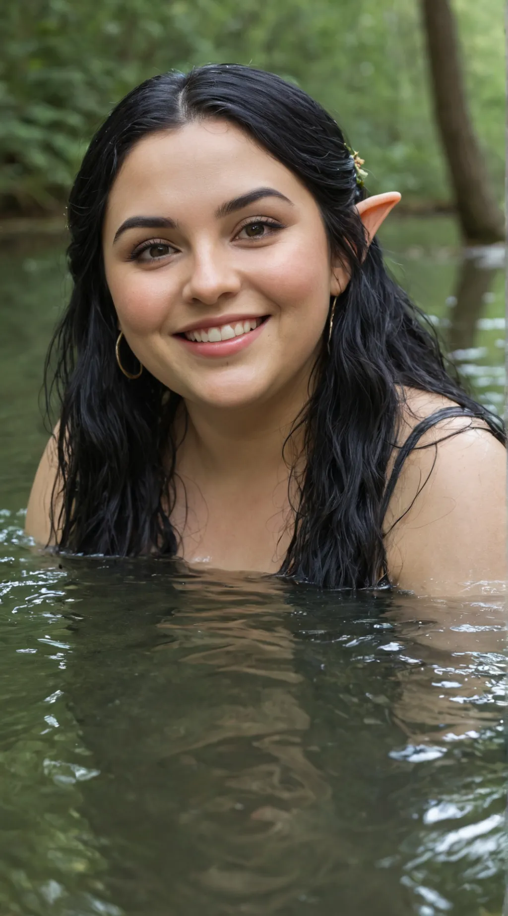 ai character: Lidda the water el background