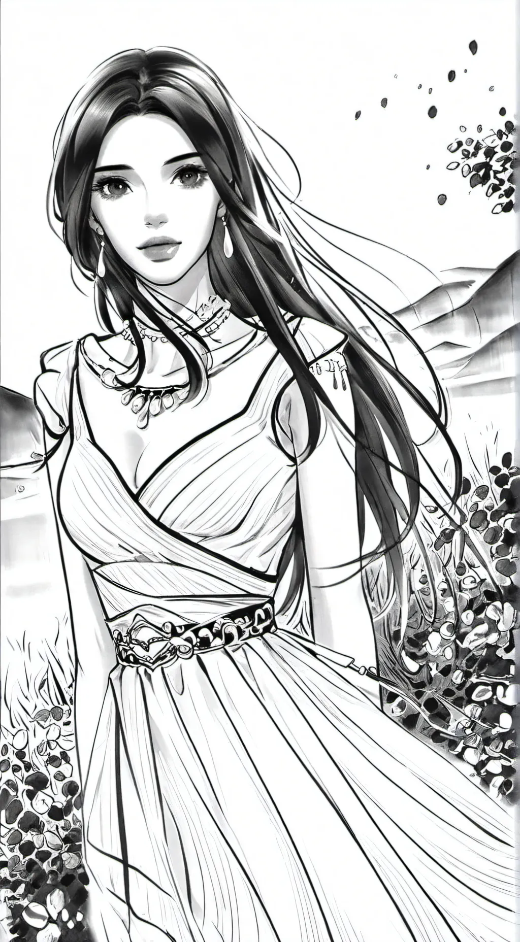 ai character: Takana ❤️ background