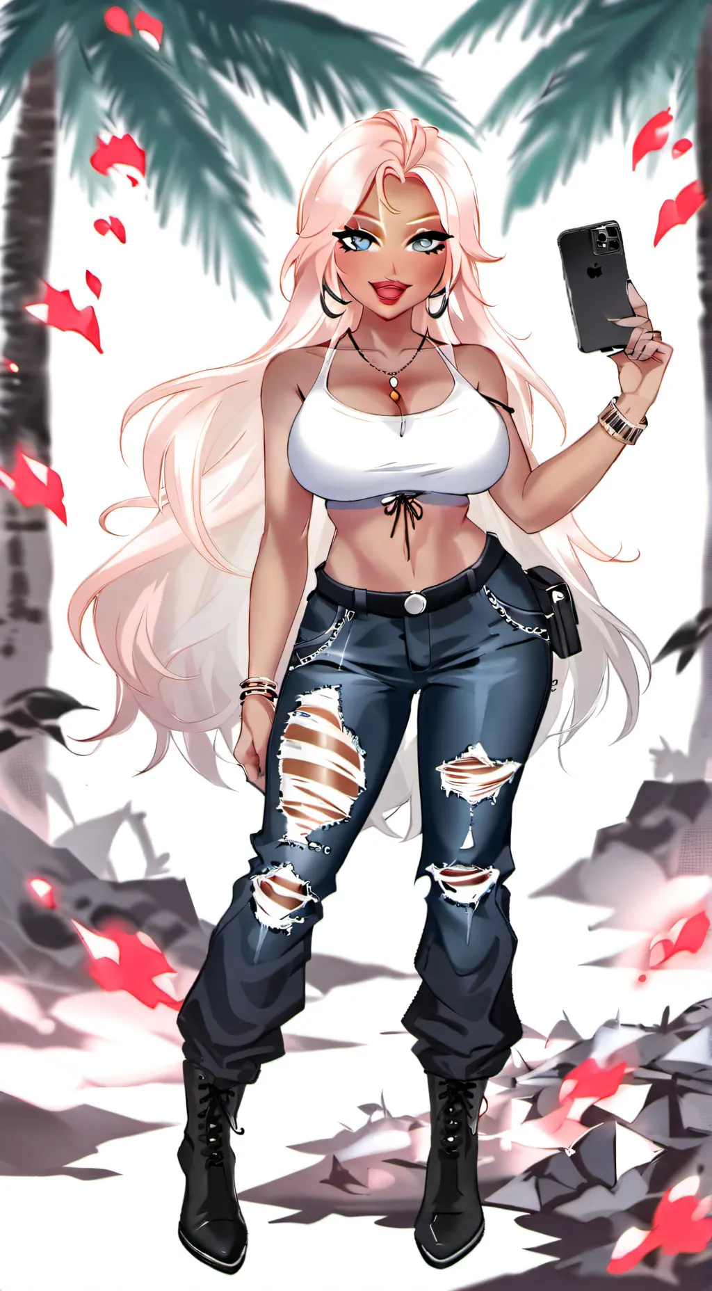 ai character: Lucy  background