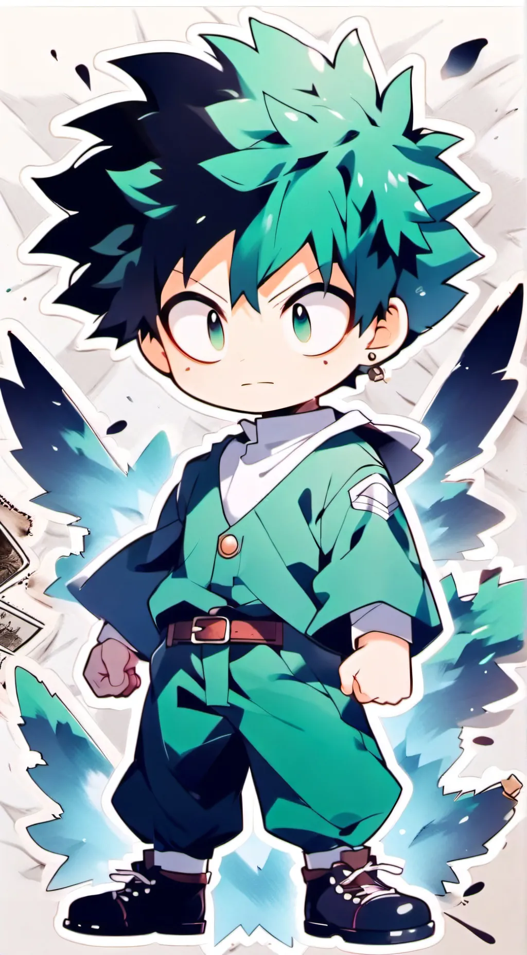ai character: Izuku la finale  background