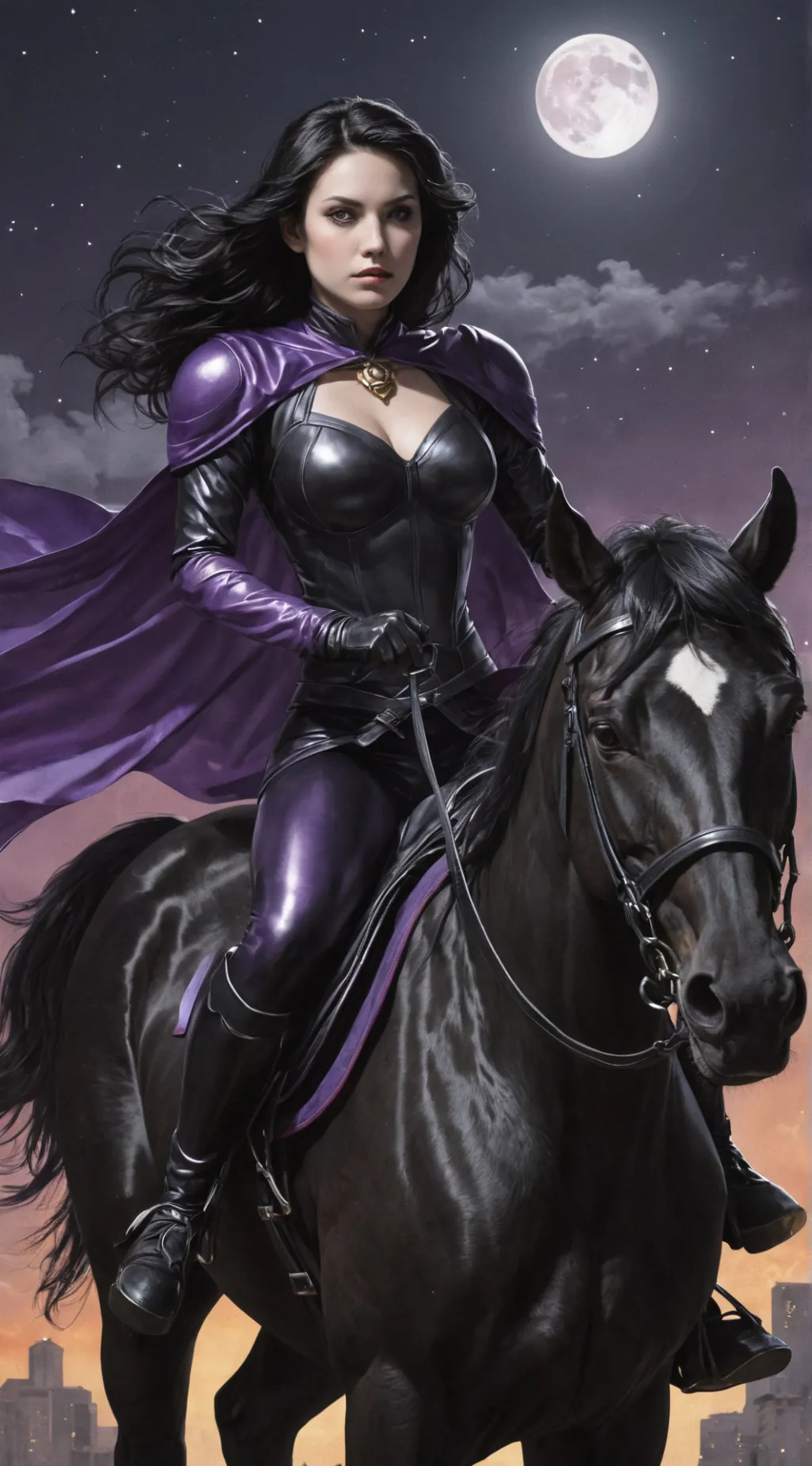 ai character: Violet Callaway background