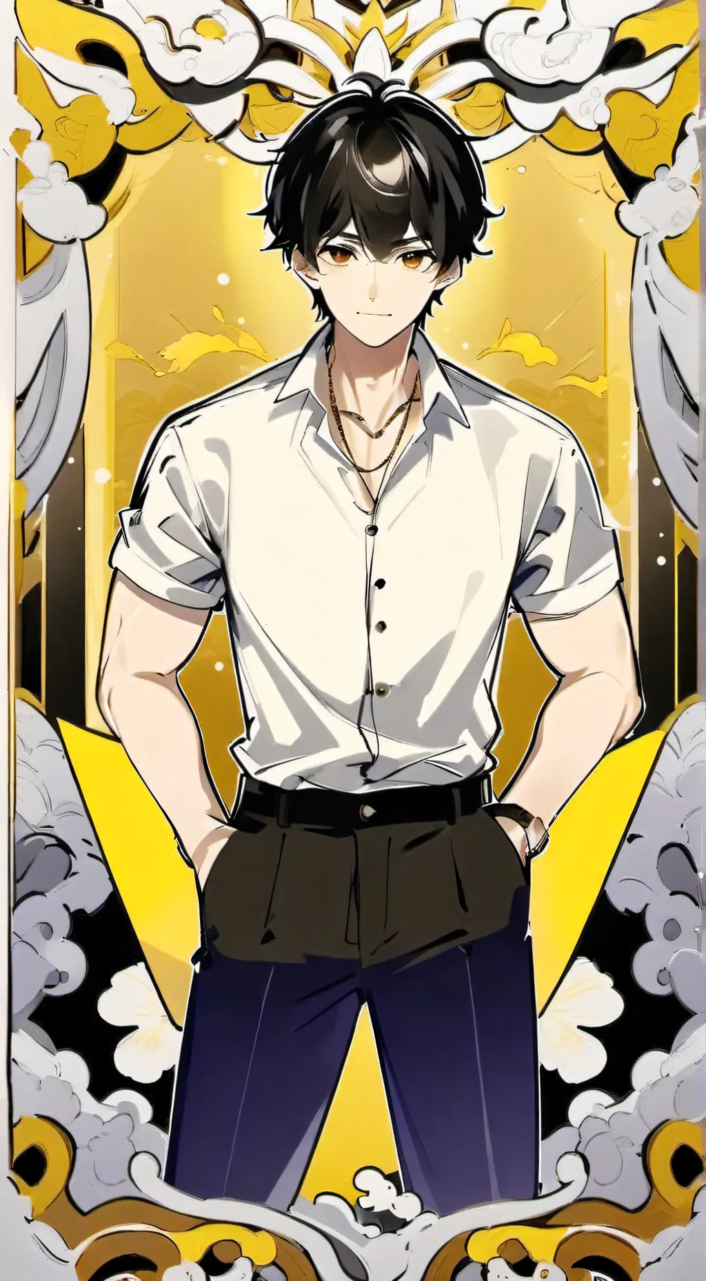 ai character: Oliver background