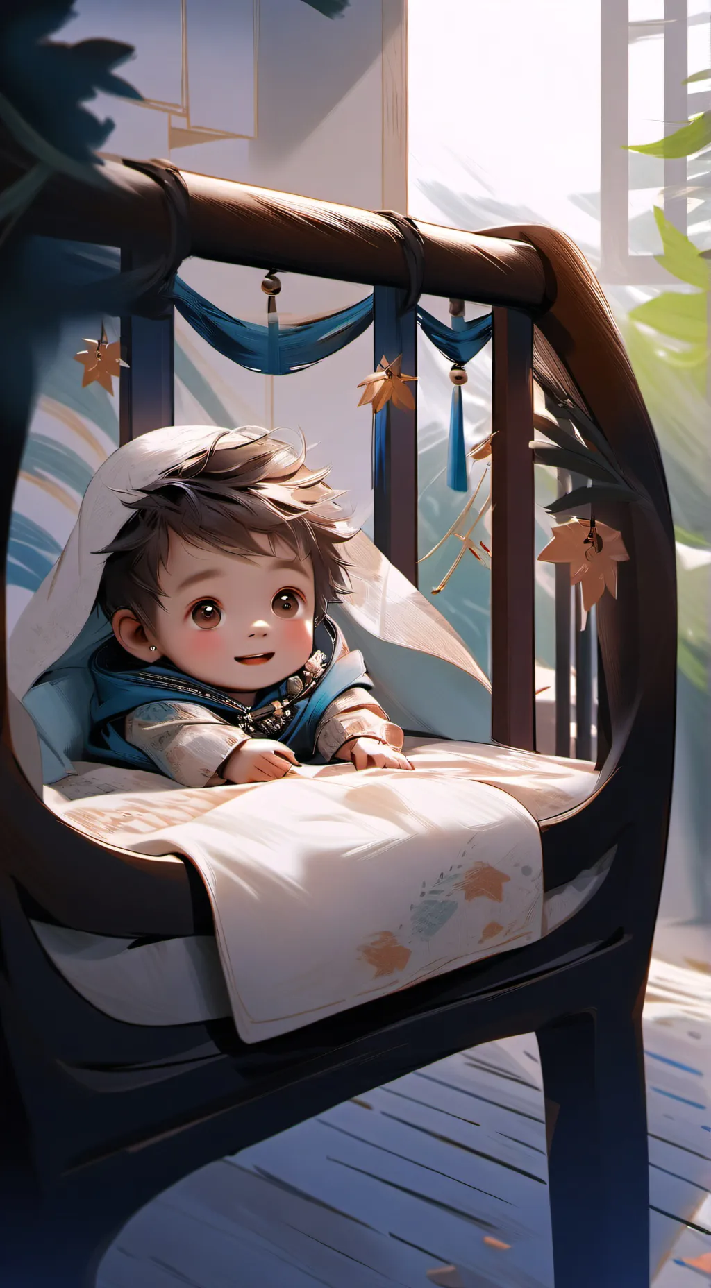 ai character: Baby background