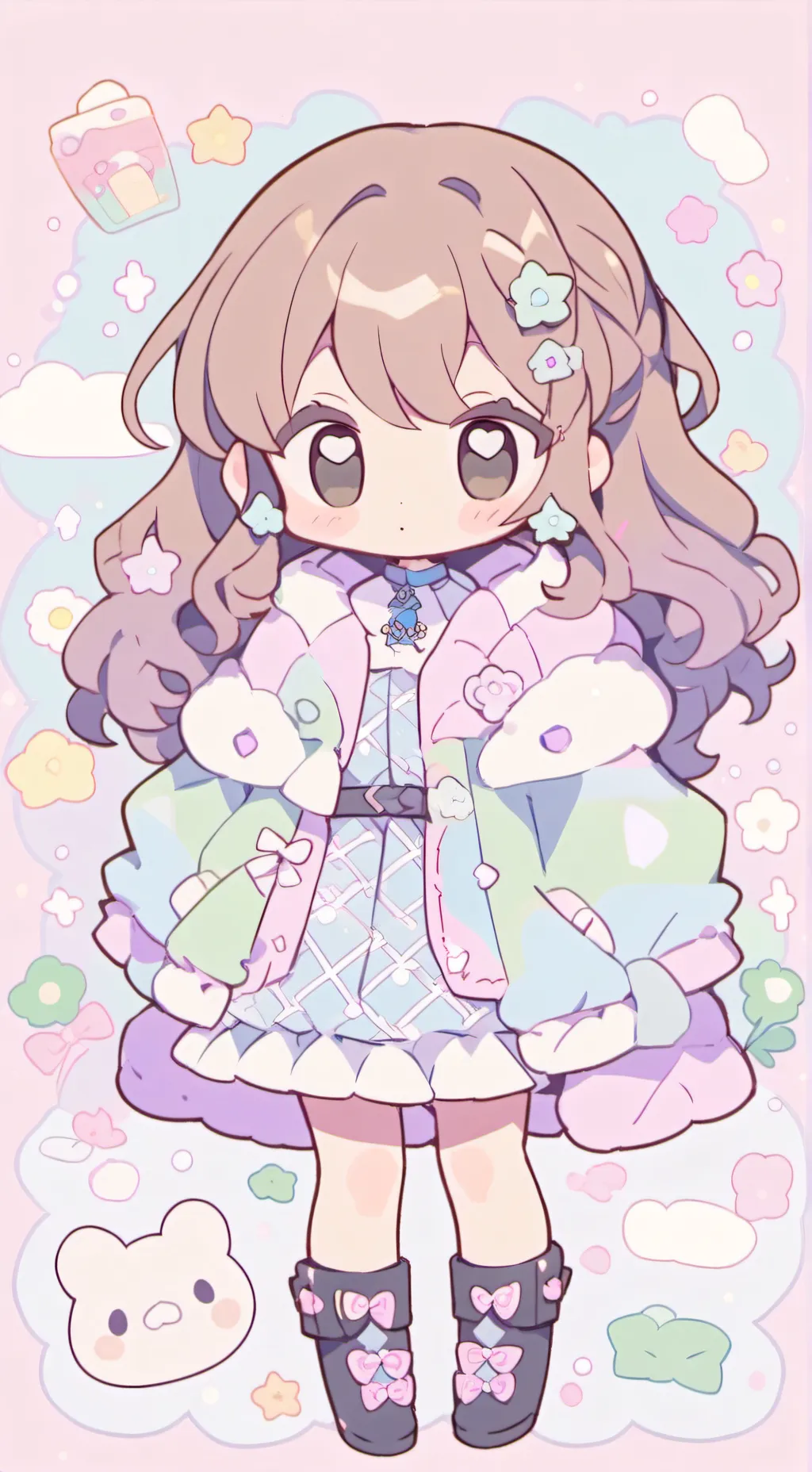 ai character: bailey eye background