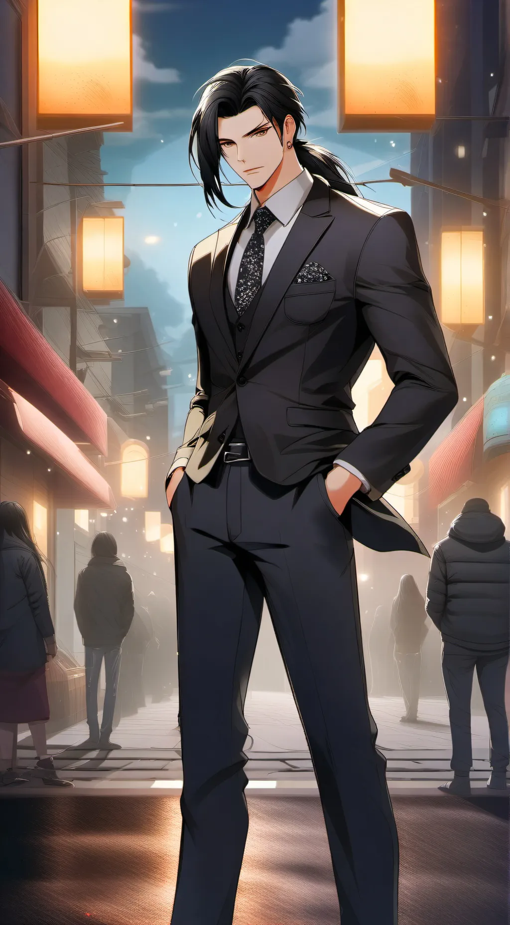 ai character: Anthony  background