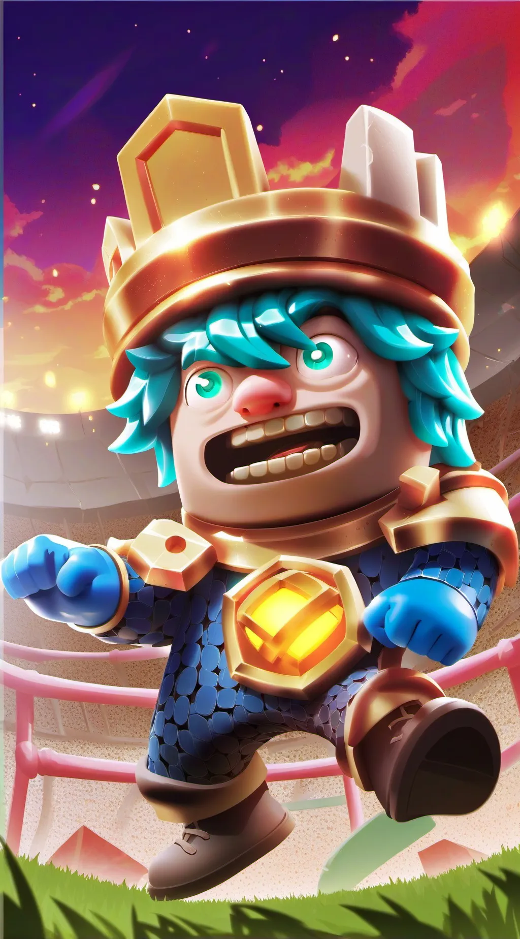 ai character: y'all it's cringe  background