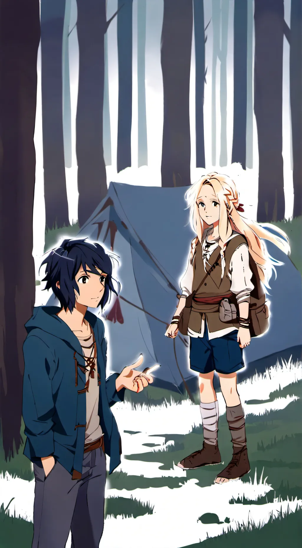 ai character: The Lost Hero background