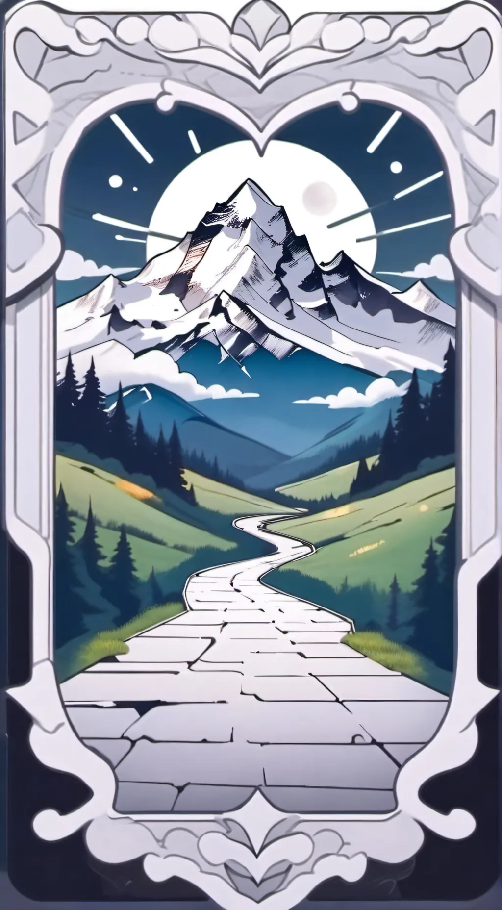 ai character: thank you background