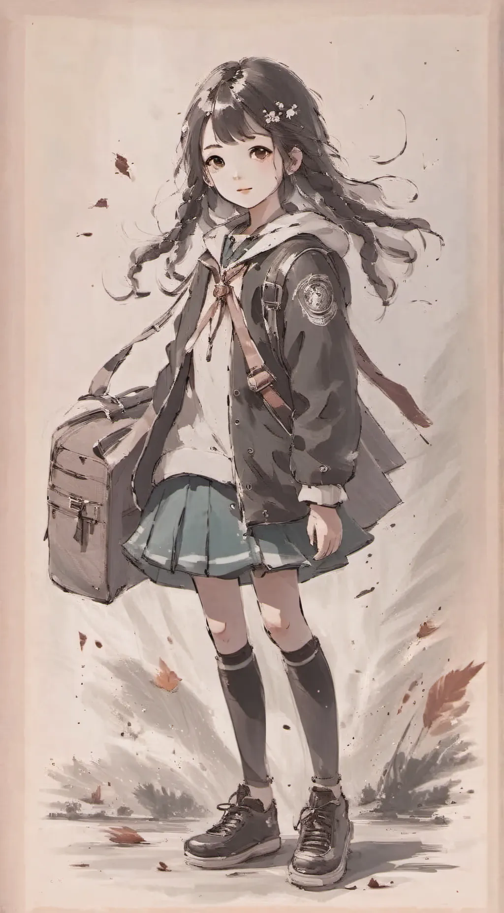 ai character: Mha normal day* background