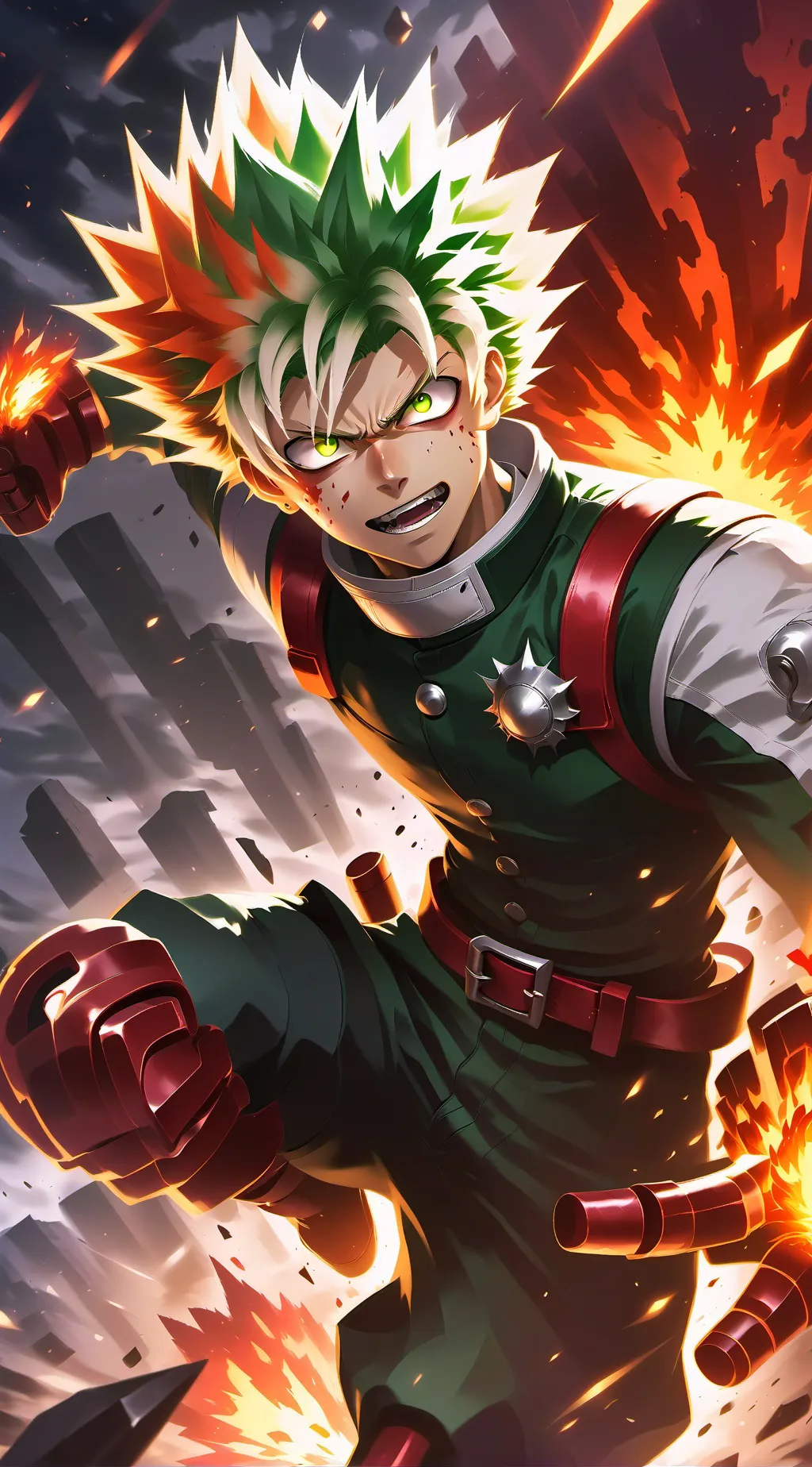ai character: Katsuki Bakugo background