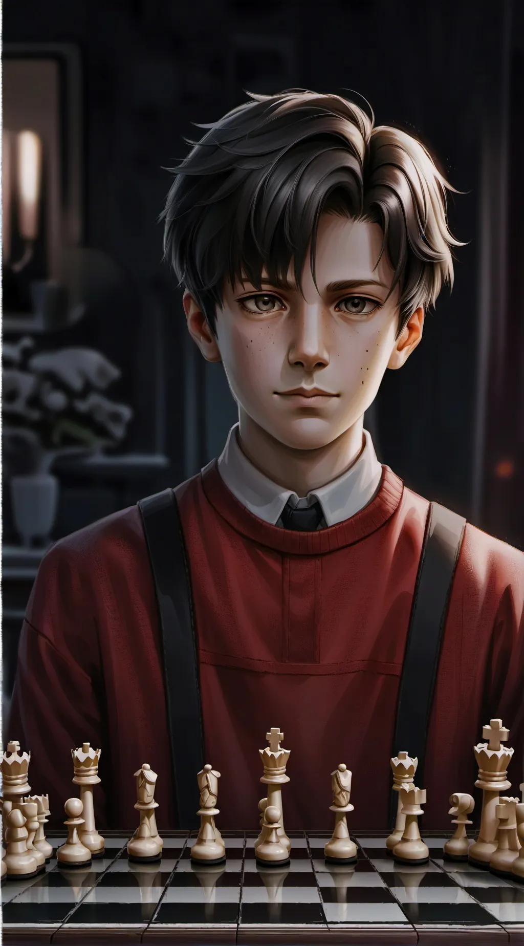 ai character: Evan background