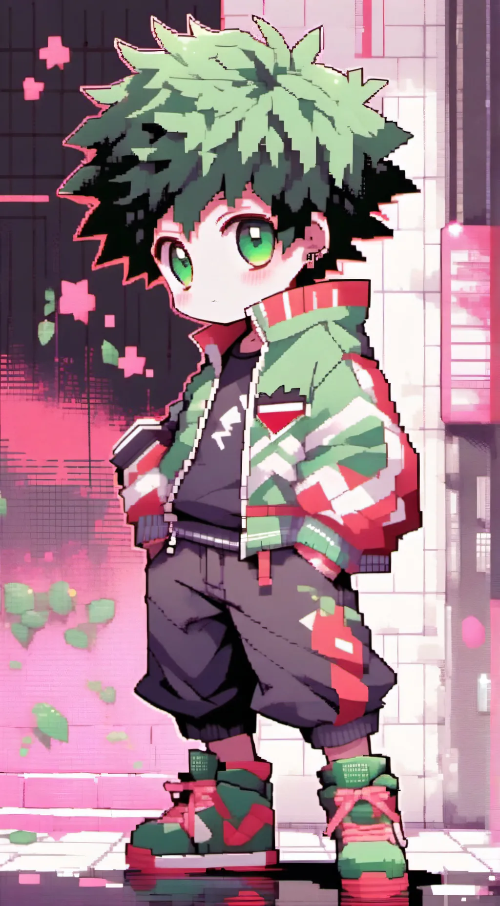 ai character: MHA deku's bf background