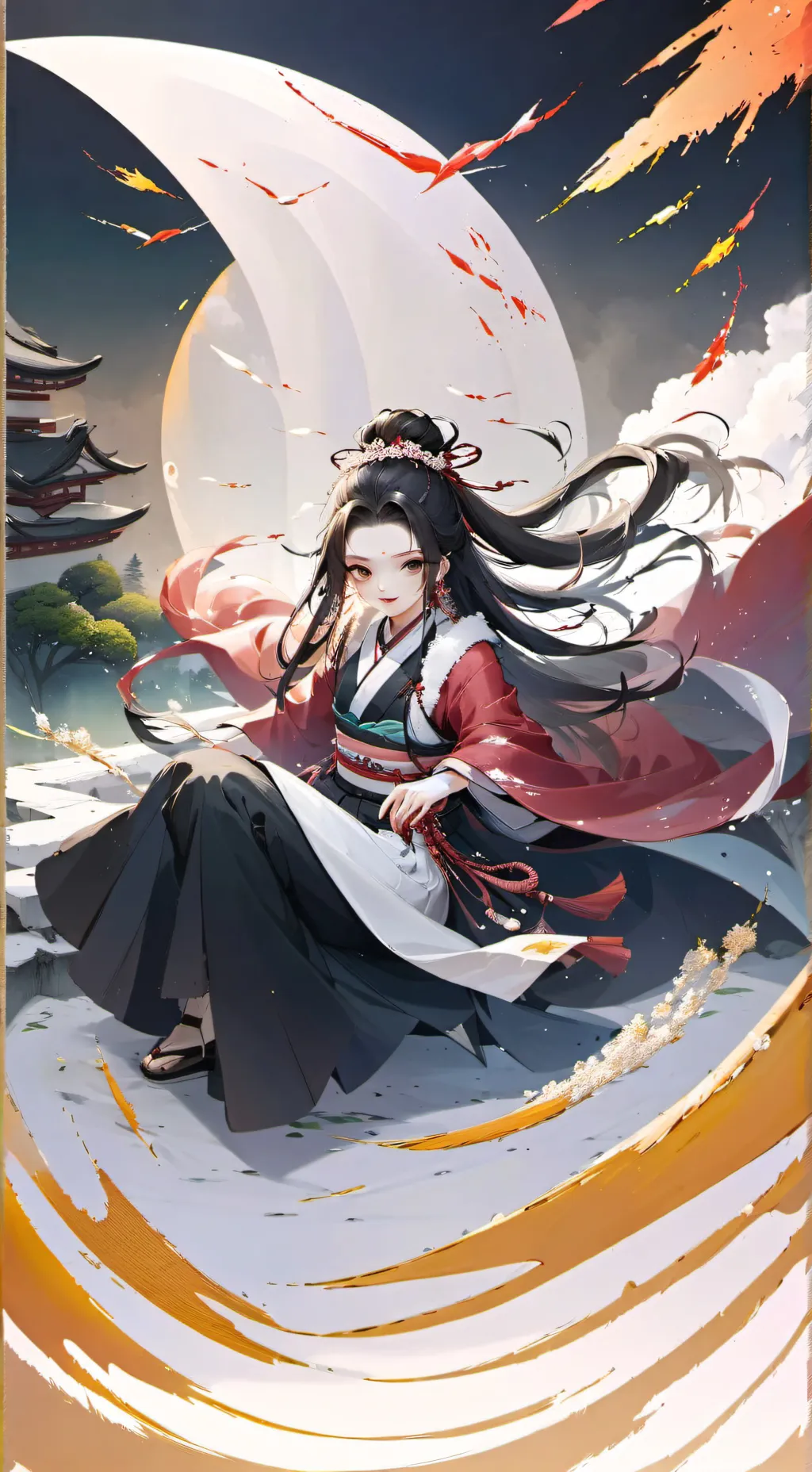 ai character: Demon slayer background