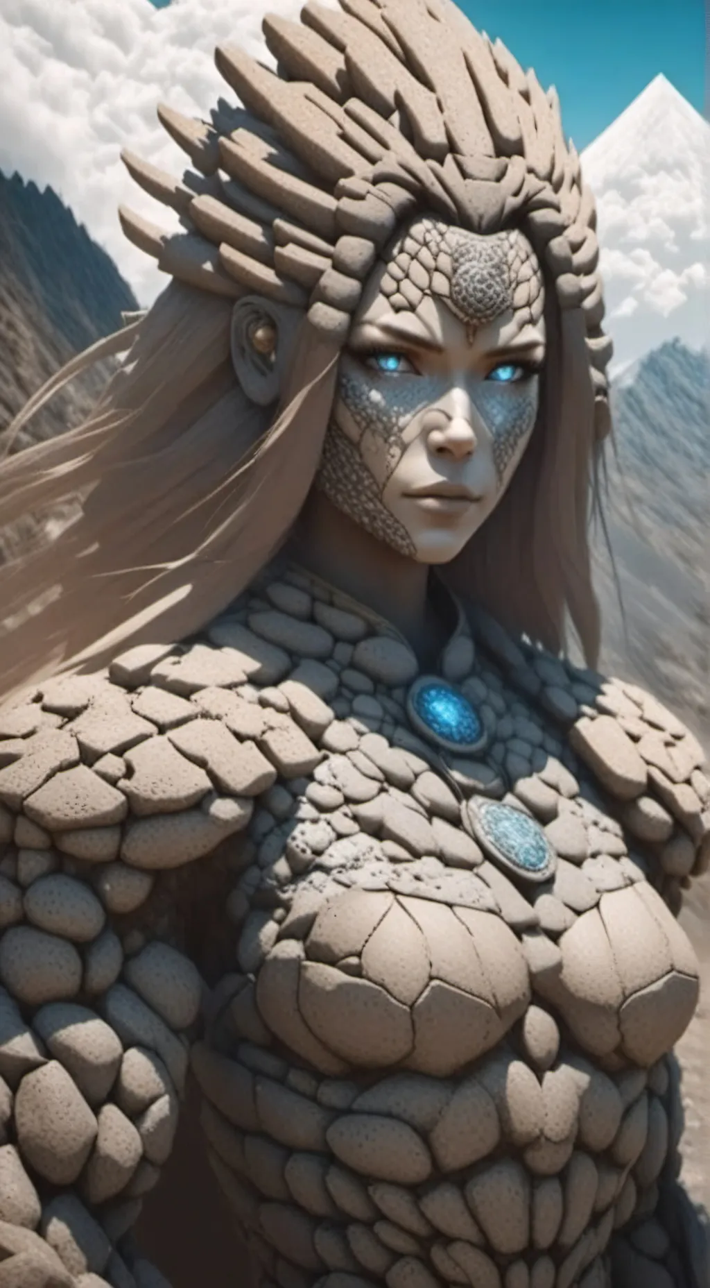 ai character: Dalia The Golem background