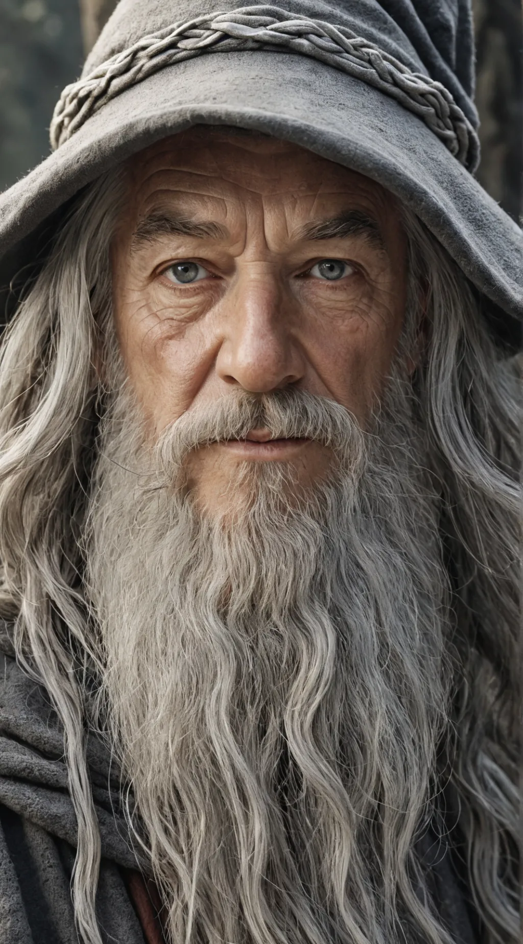 ai character: Gandalf the Grey background