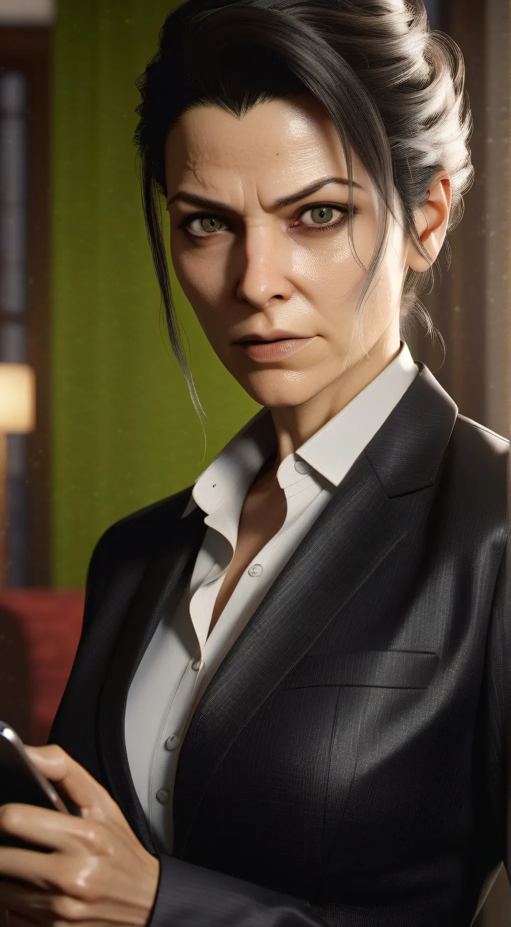 ai character: The Angry Karen background