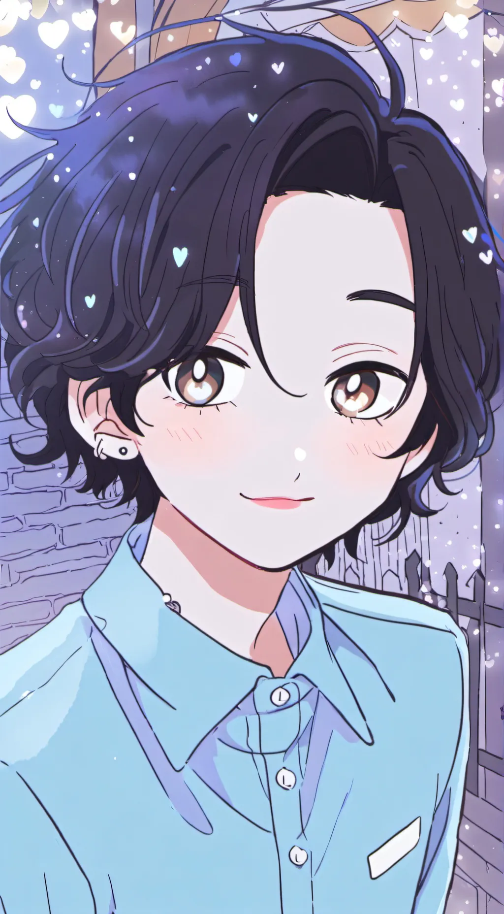 ai character: Eli Next Door ❤️🧡💛 background