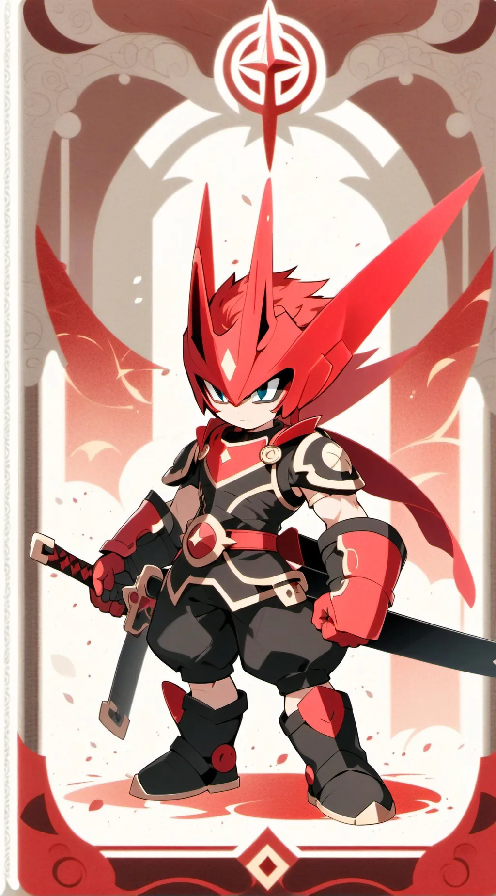 ai character: Zero (kirby) background
