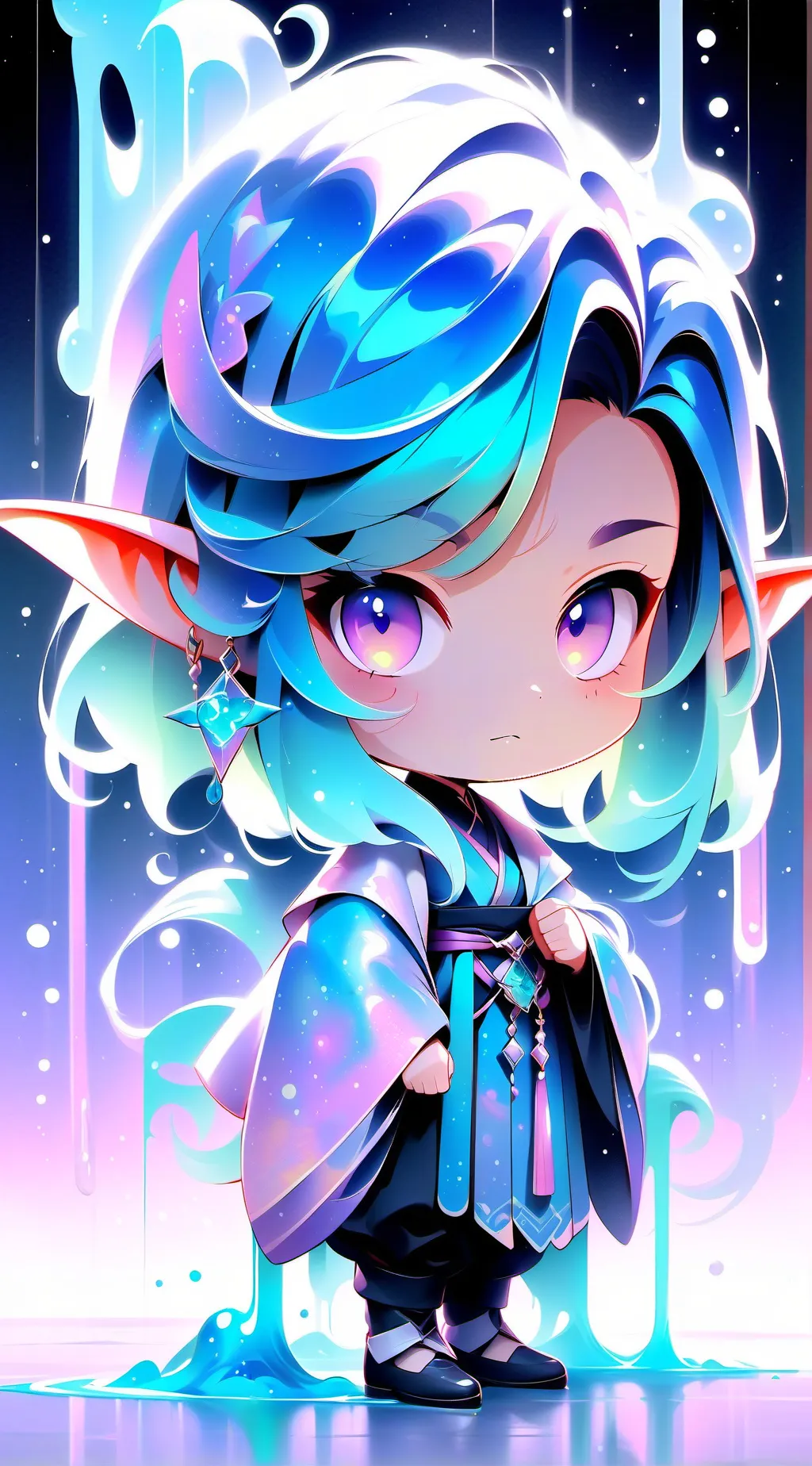 ai character: renzumi world hare background