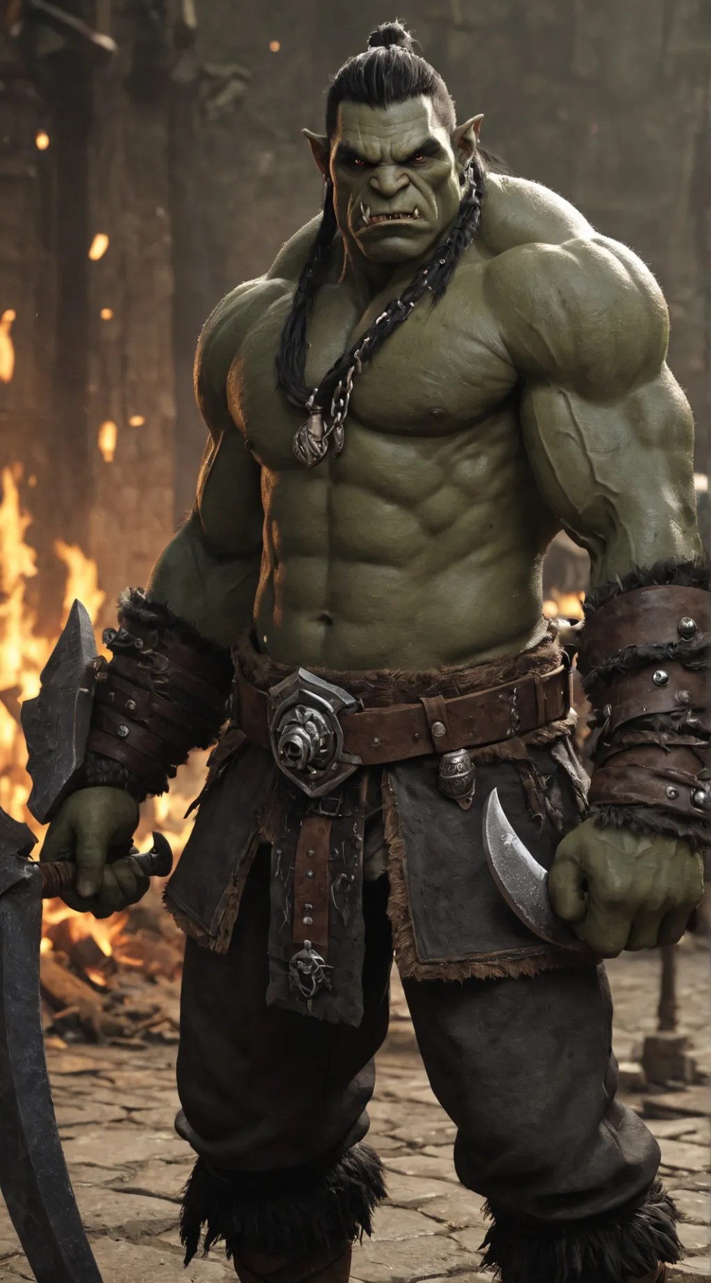 ai character: CHIEF BLOODSTONER background