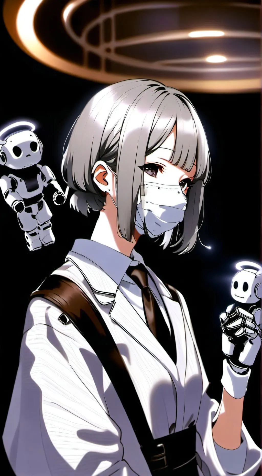 ai character: k Drama background