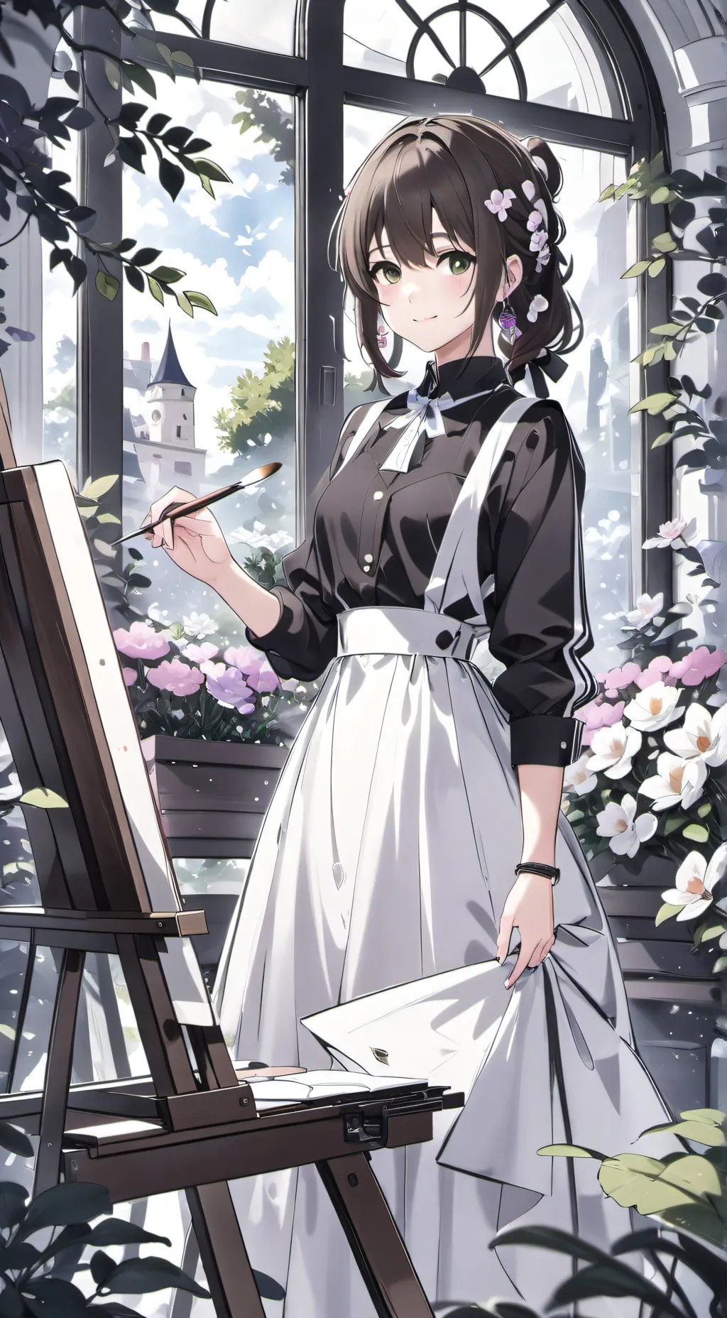 ai character: Elara background