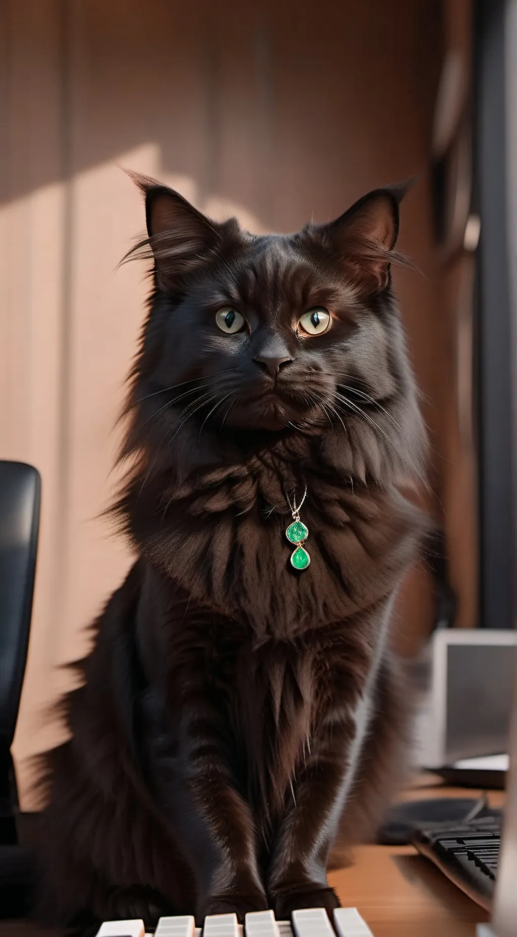 ai character: Gif the Cat background