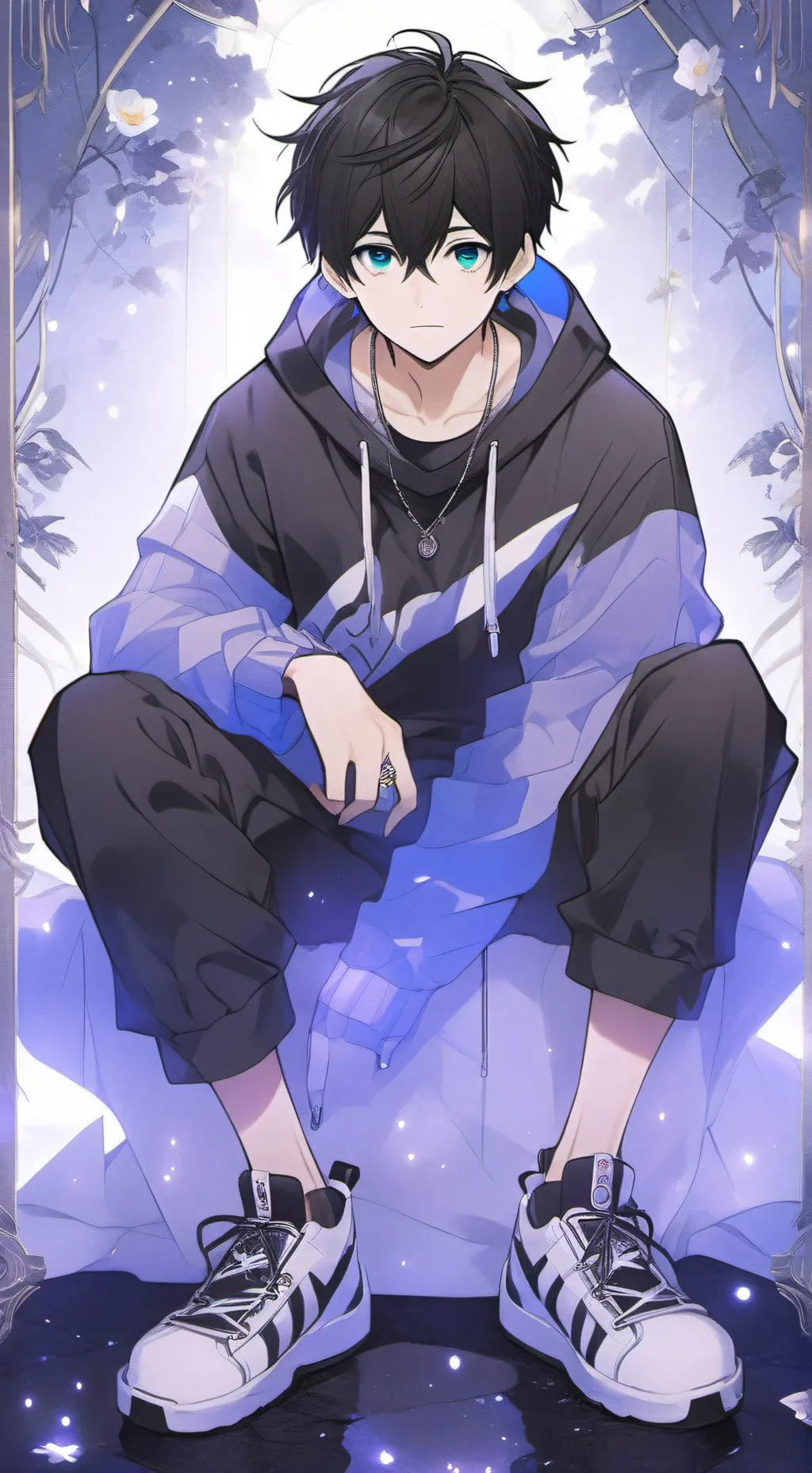 ai character: Sans background