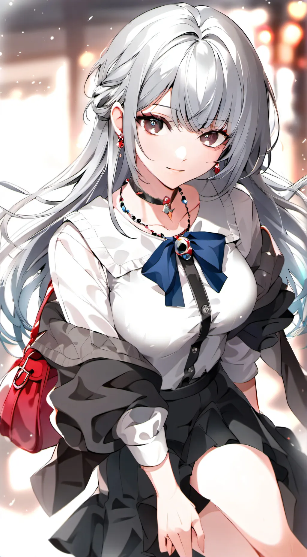 ai character: Ashley  background