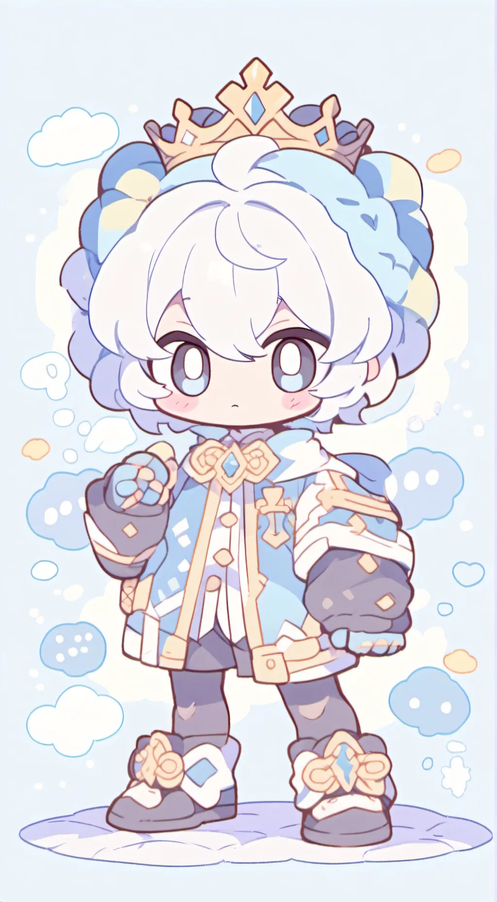 ai character: rainbow friends. background