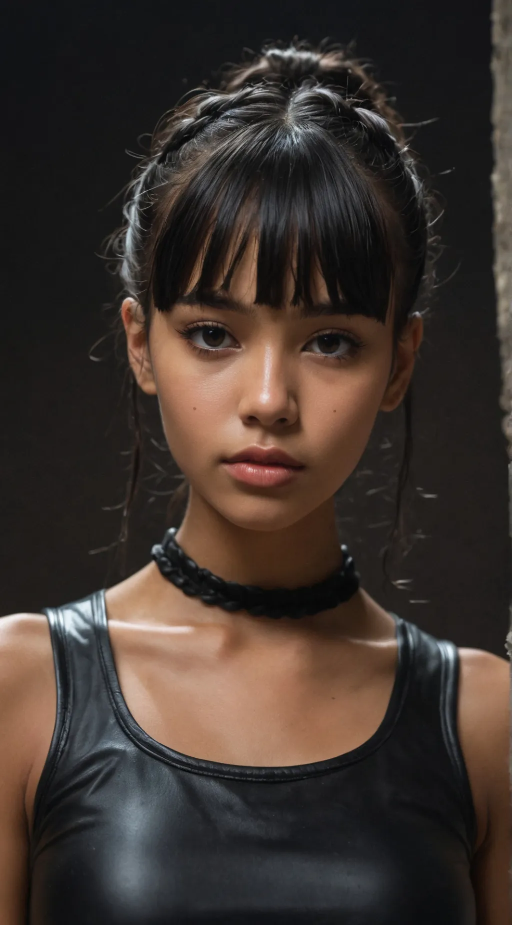 ai character: Wednesday  background